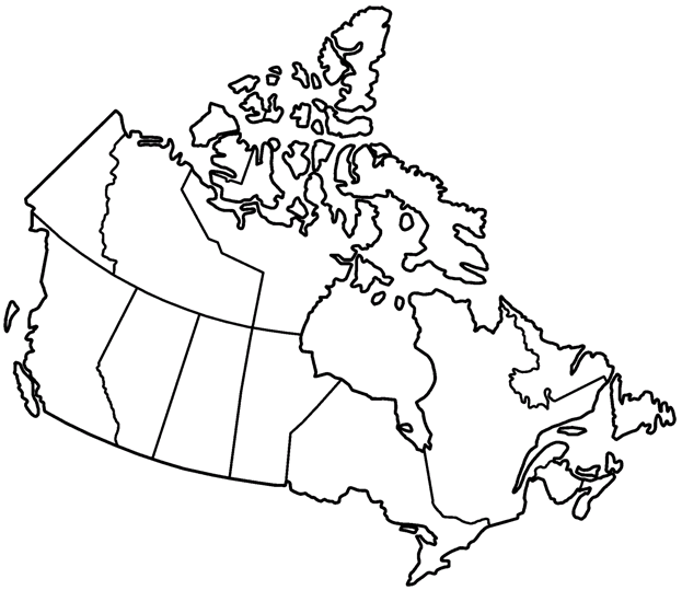Geografía y Mapas Canada