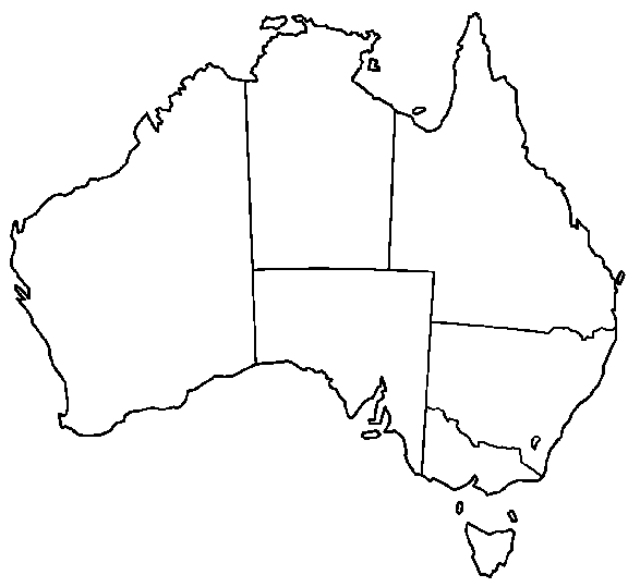 Geografía y Mapas Australia
