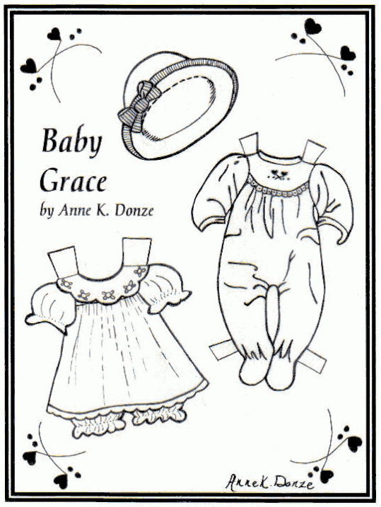 Muñecas en Papel Grace 1