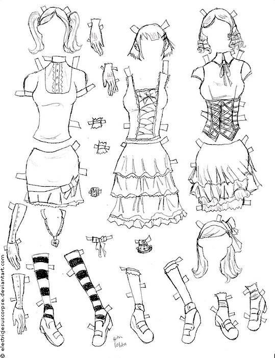 Muñecas en Papel Poser 2