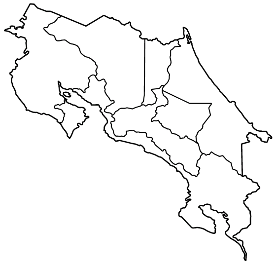 Geografía y Mapas Costa Rica