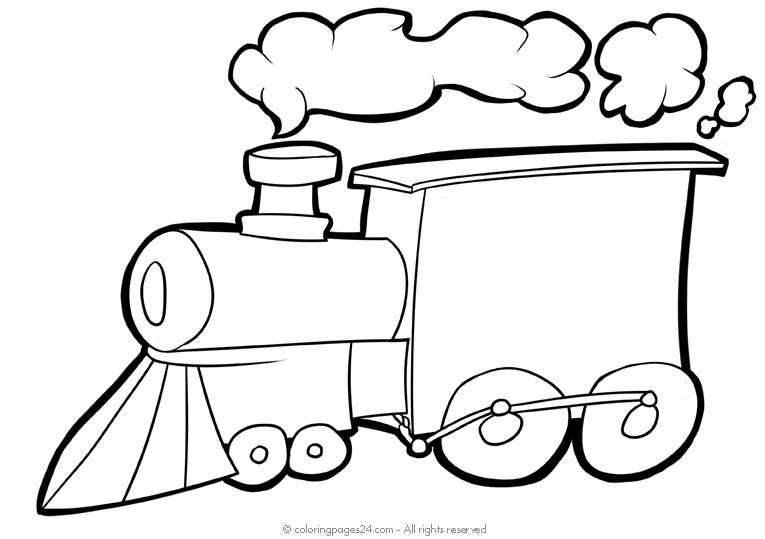 Trenes 6 | Dibujos para Colorear 24