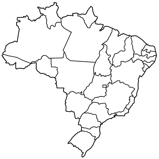 Geografía y Mapas Brazil