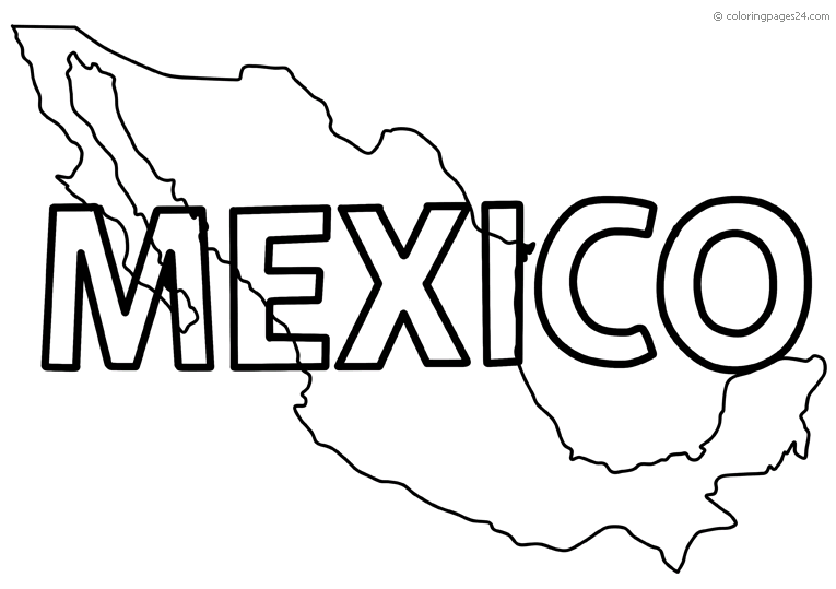 México 2 | Dibujos para Colorear 24